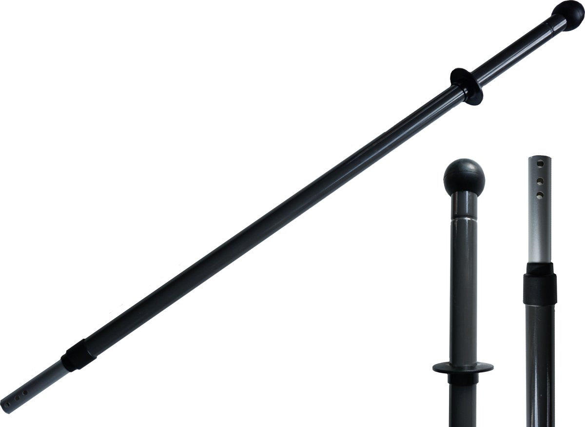 Teleskopskaft Ergo m/ kuglegreb, 100-180 cm,