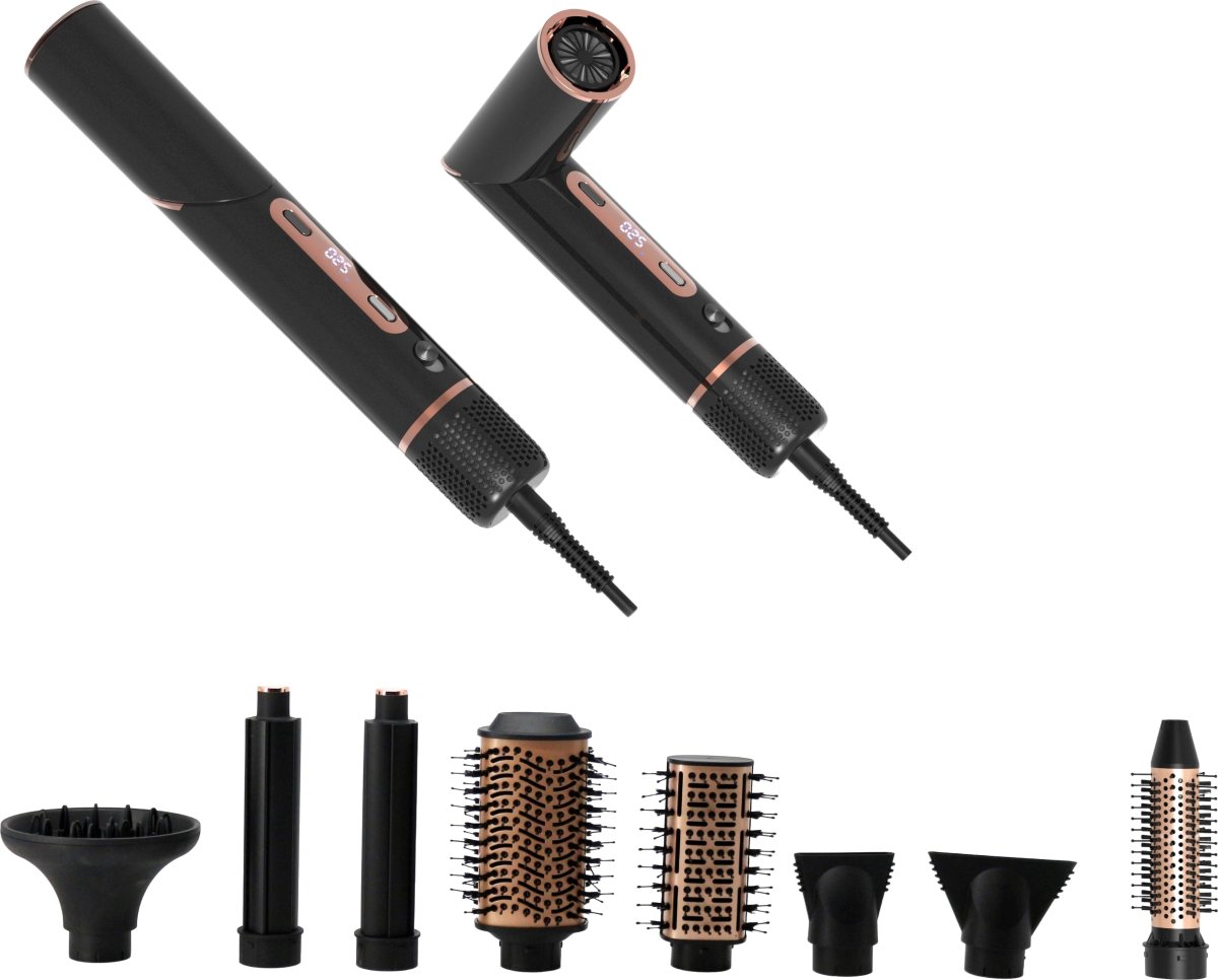 Hâws Beauty Delux Hot Air Styler, 8 hoveder, 1400W