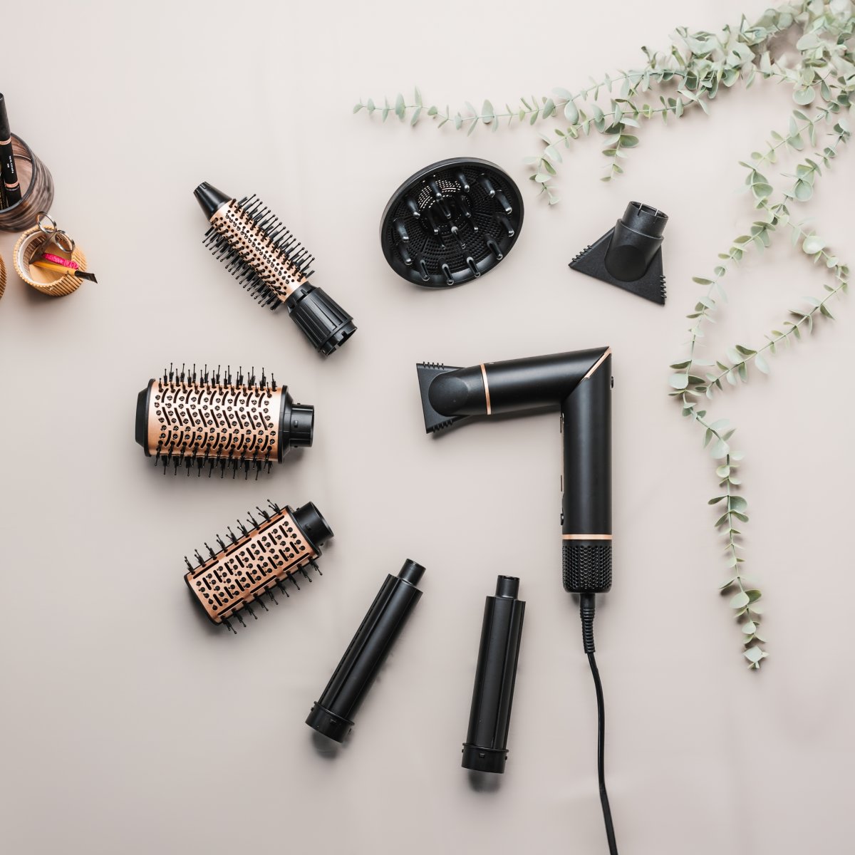 Hâws Beauty Deluxe Hot Airstyler, 8 dele