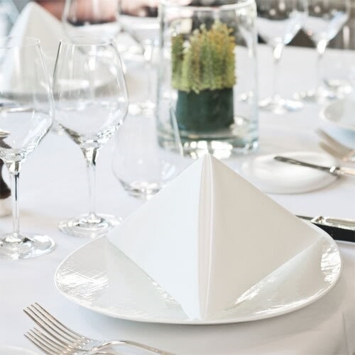 Tork Linstyle Middagsserviet, Hvid, 50 stk.