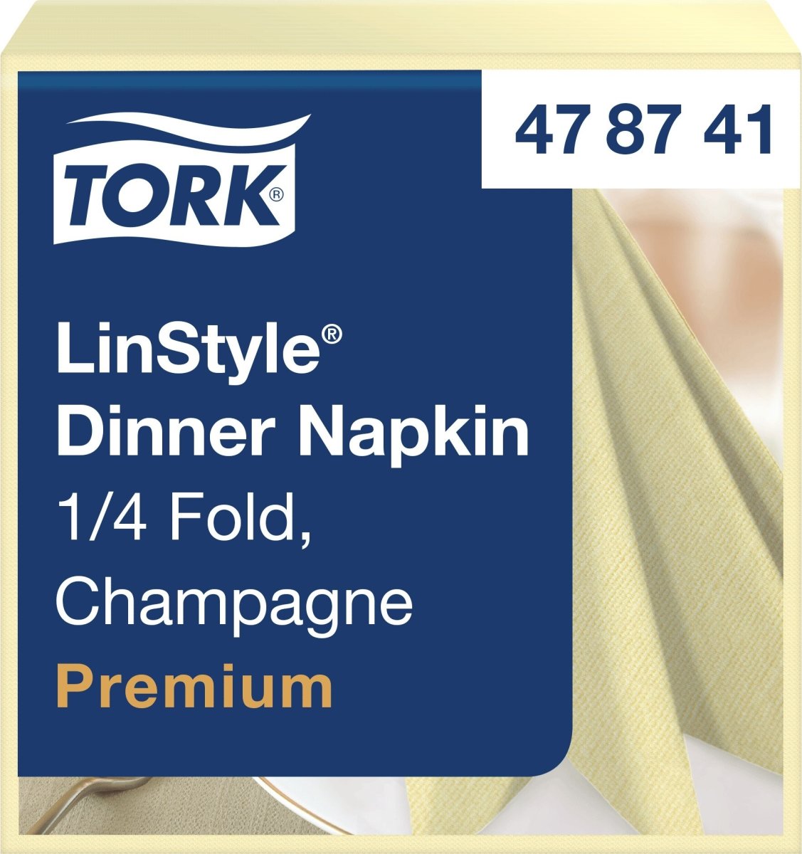 Tork Linstyle Middagsserviet, Champagne, 50 stk.