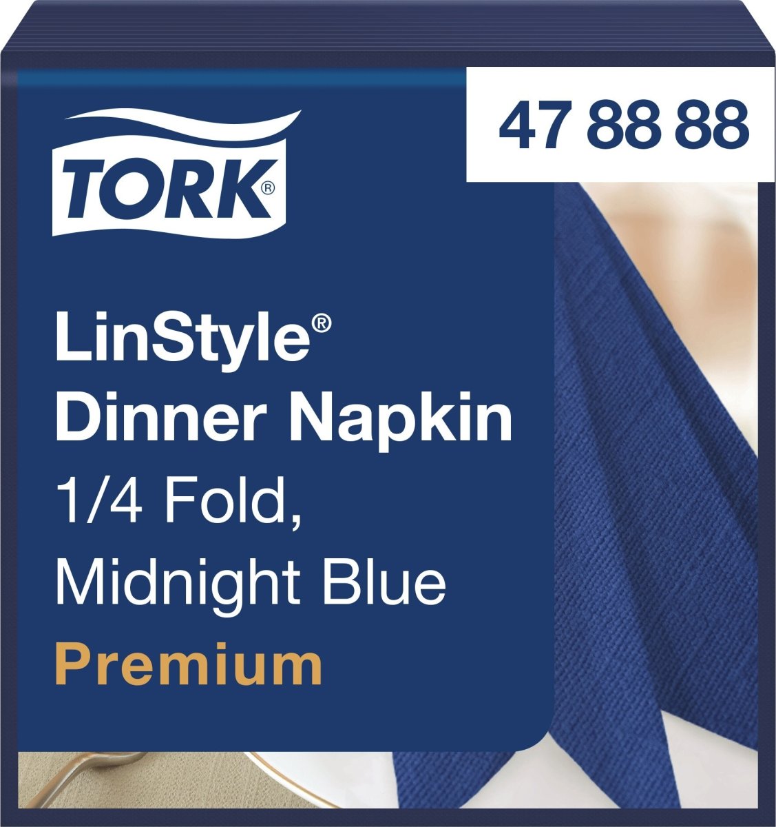 Tork Linstyle Middagsserviet, Mørkeblå, 50 stk.
