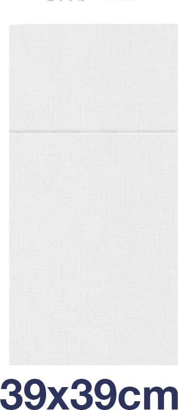 Tork Linstyle Bestikpose, Hvid, 50 stk.