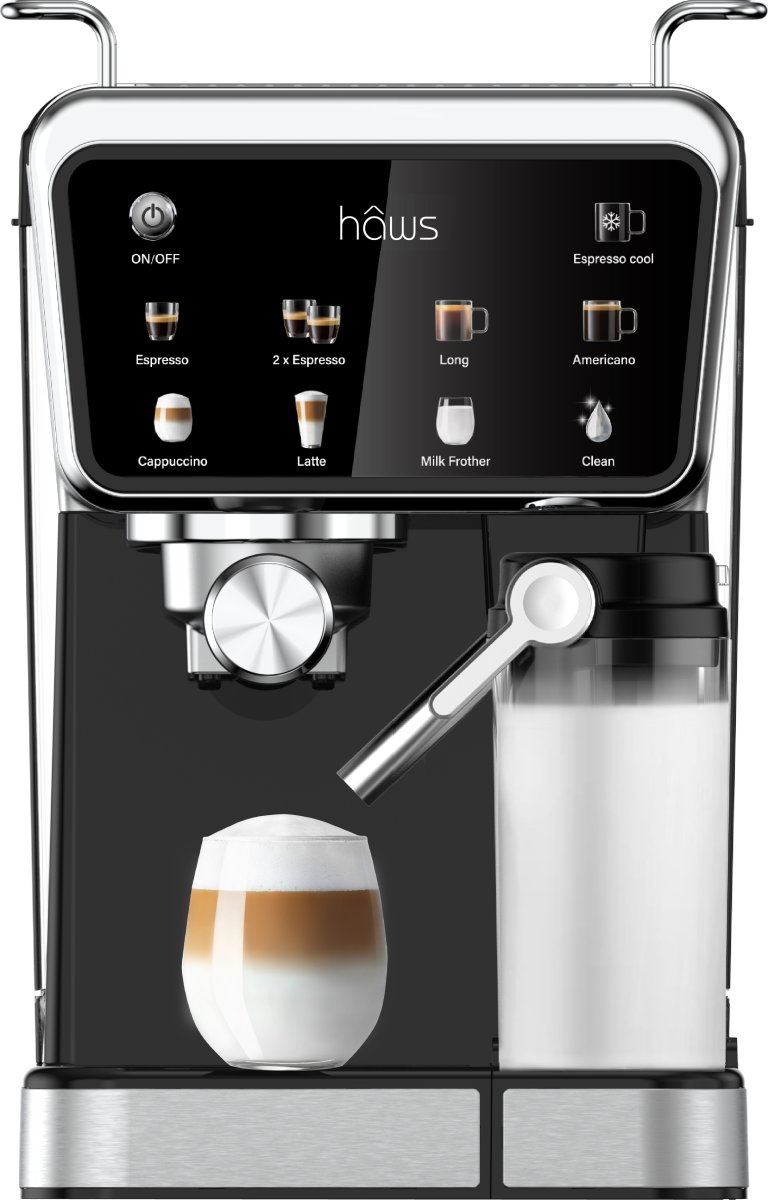Hâws Semi-Automatisk Espressomaskine 7-i-1, sort