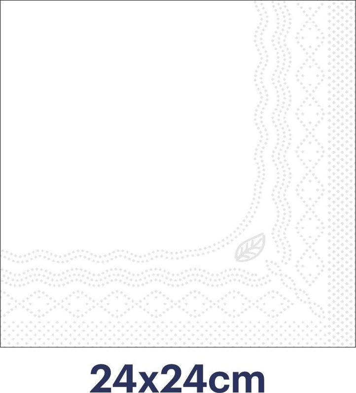 Tork Kaffeserviet, 2-lag, Hvid, 200 stk.