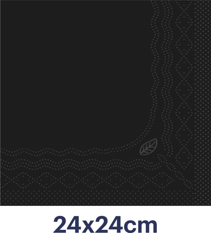 Tork Kaffeserviet, 2-lag, Sort, 200 stk.