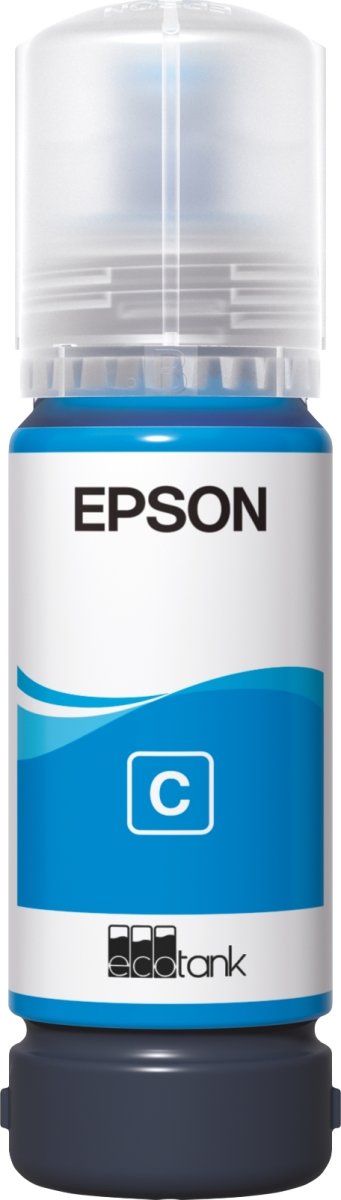 Epson 107 EcoTank blækpatron, cyan, 70 ml