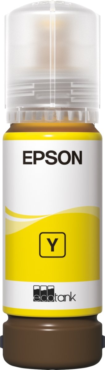 Epson 107 EcoTank blækpatron, gul, 70 ml