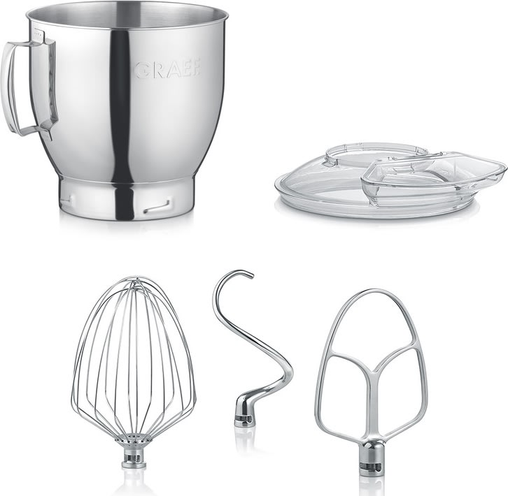 Graef Køkkenmaskine - KM7016EU grå 7 L 800 Watt