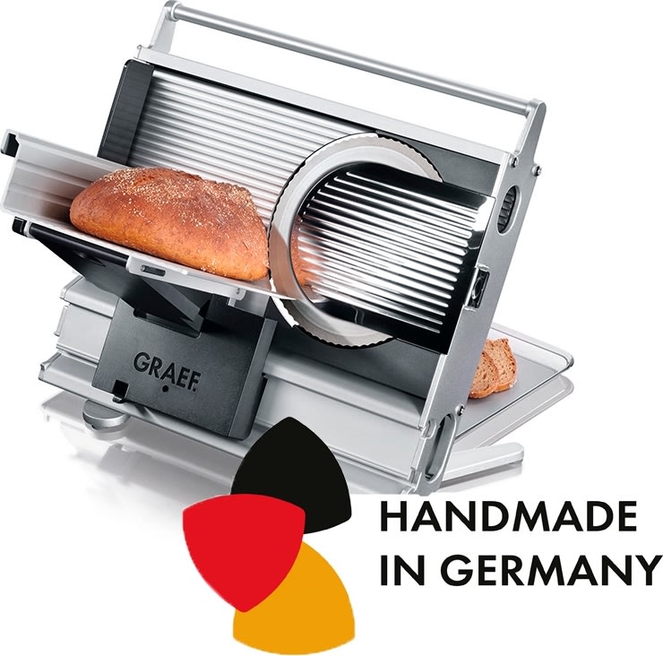 Graef Slicer UNA92 - bølget klinge, transportabel