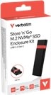 Verbatim Pocket SSD 512 GB – USB 3.2 Gen 2, sort