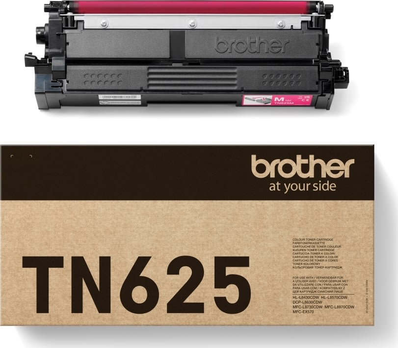 Brother TN625M lasertoner, magenta, 1.800 sider