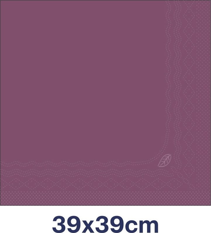 Tork Middagsserviet, 3-lag, Lilla, 100 stk.