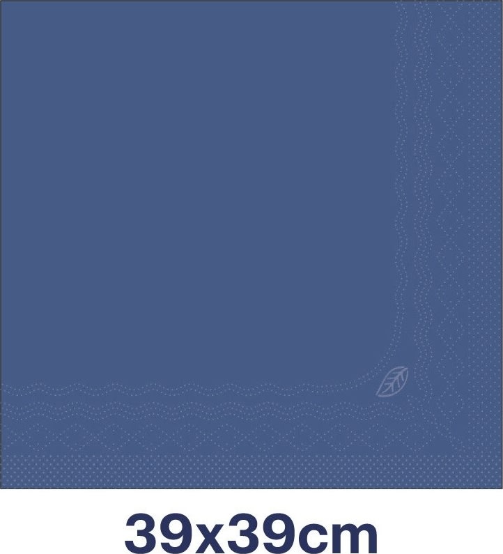 Tork Middagsserviet, 3-lag, Mørkeblå, 100 stk.