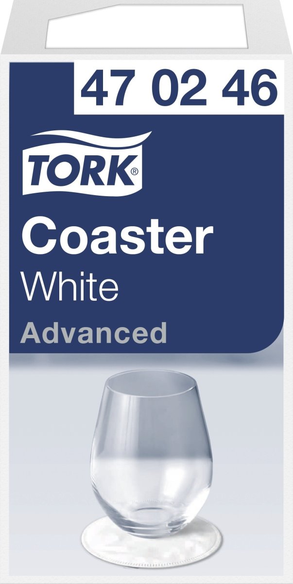 Tork Kopunderlag, Ø9 cm, Hvid, 250 stk.