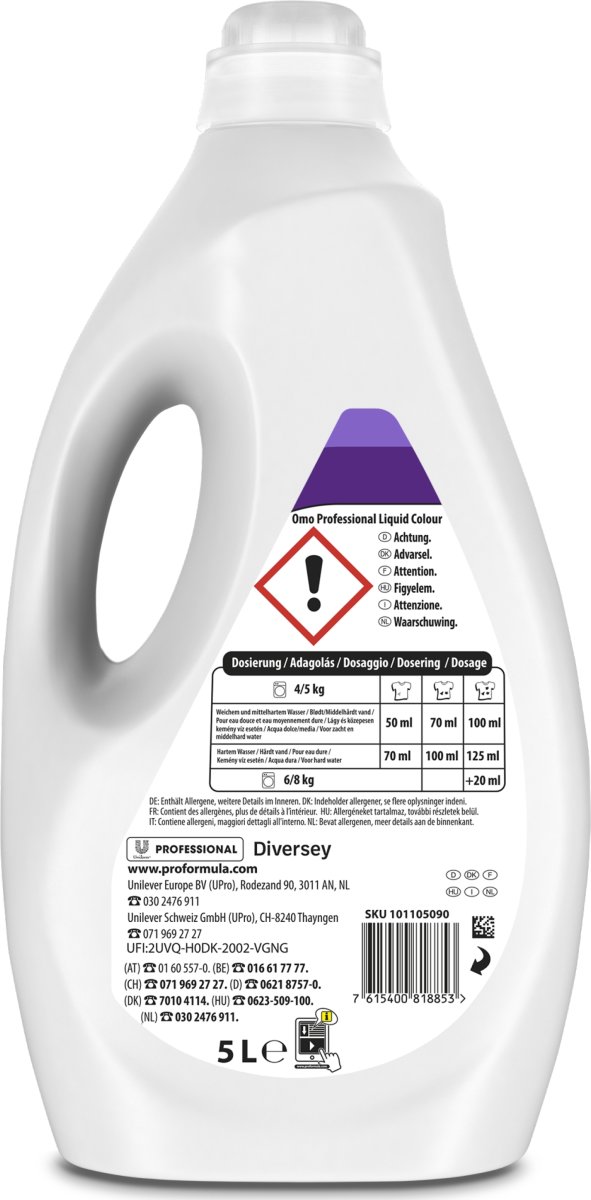 Omo Pro Colour | Flydende Vaskemiddel | 5 L