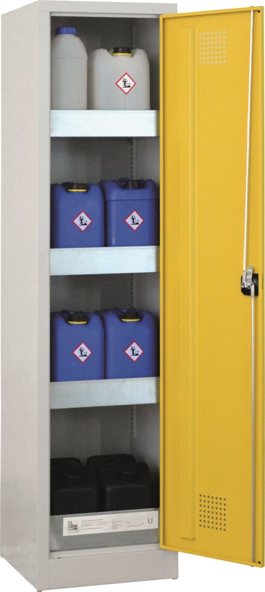 Kemiskab til vandskadelige stoffer, 500x500x1950mm