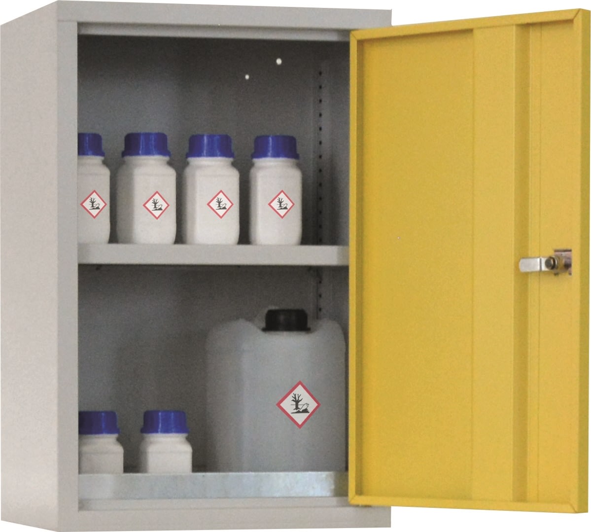 Kemivægskab t/vandskadelige stoffer, 400x300x600mm