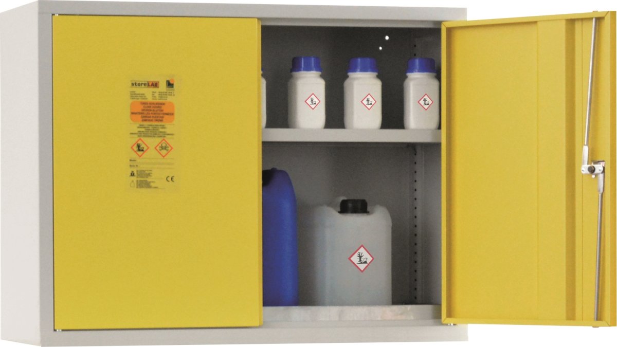 Kemivægskab t/vandskadelige stoffer, 800x300x600mm