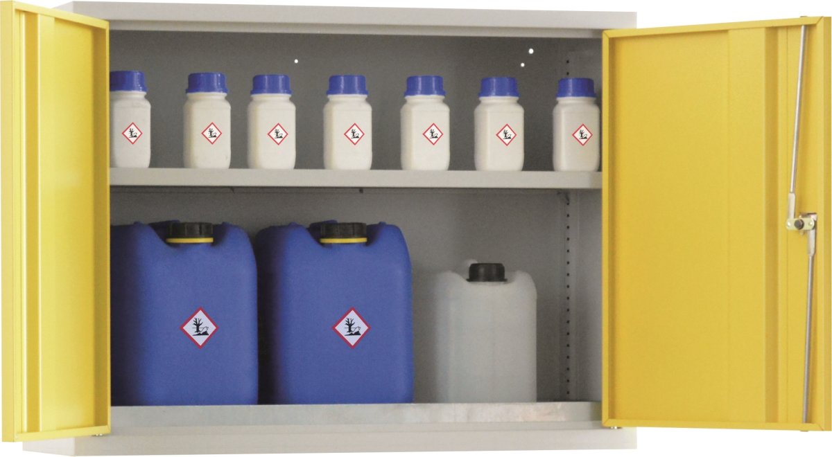 Kemivægskab t/vandskadelige stoffer, 800x300x600mm