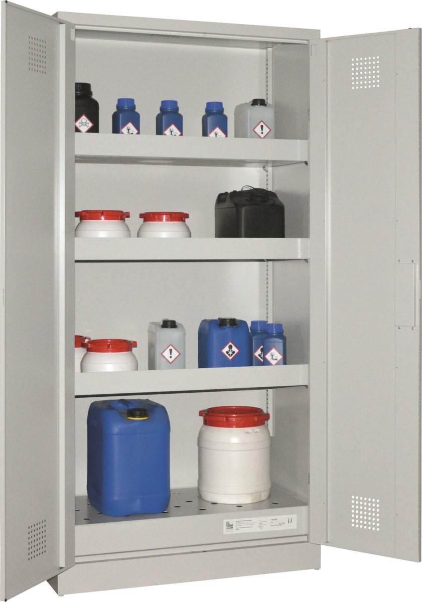 Kemiskab til giftig kemi, 950x500x1950 mm.