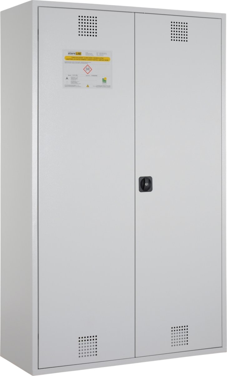 Kemiskab til giftig kemi, 1200x500x1950 mm.