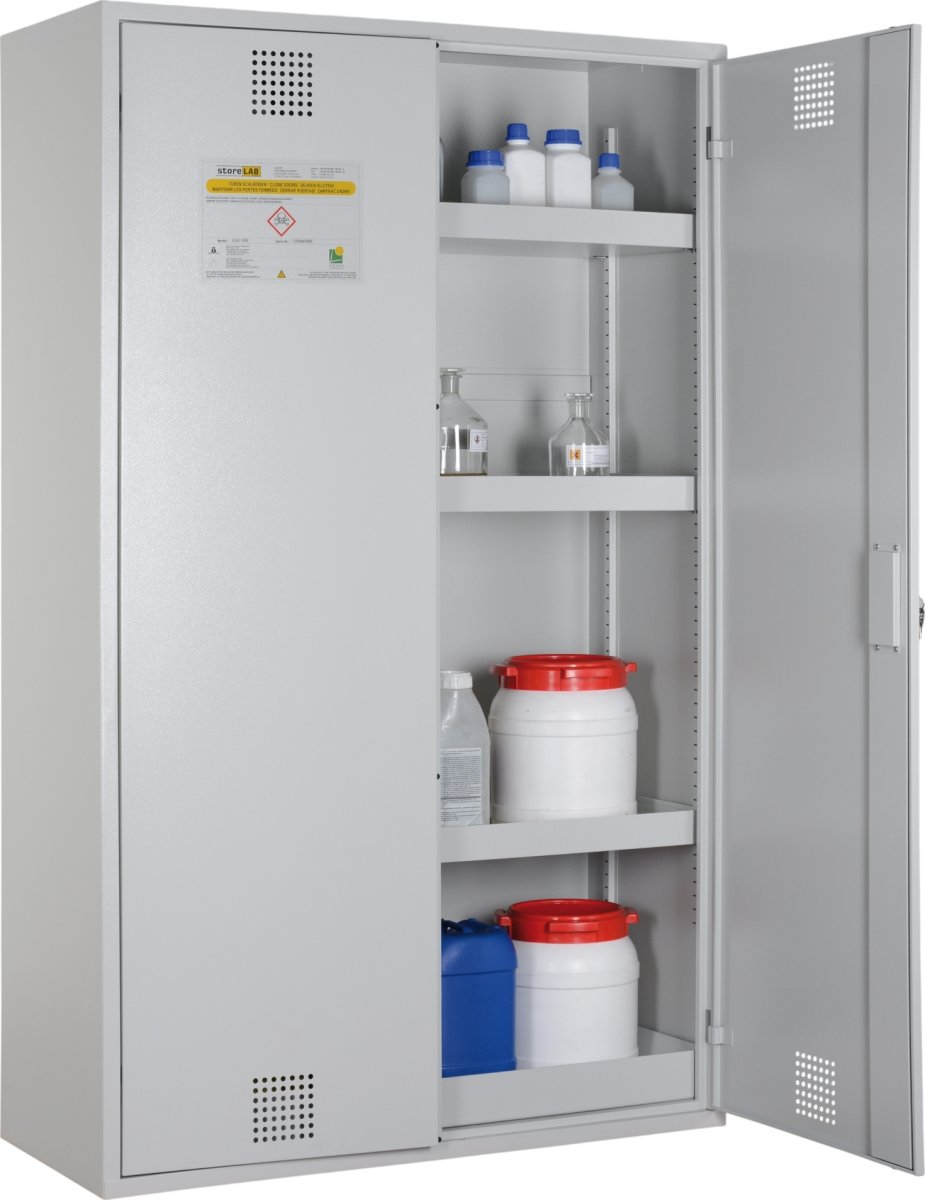 Kemiskab til giftig kemi, 1200x500x1950 mm.