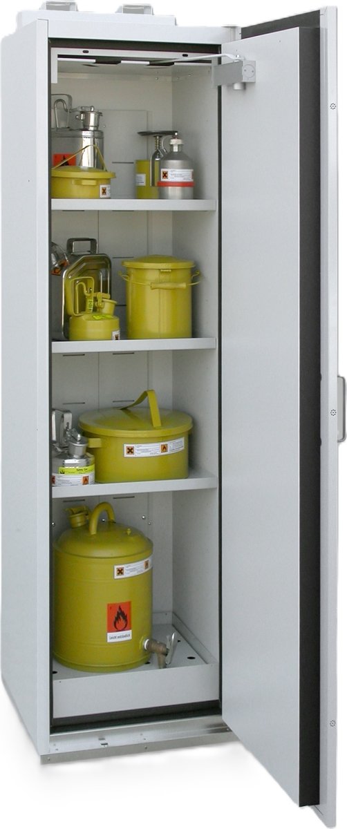 Brandsikkert kemiskab, 90 min, 595x598x1935 mm.