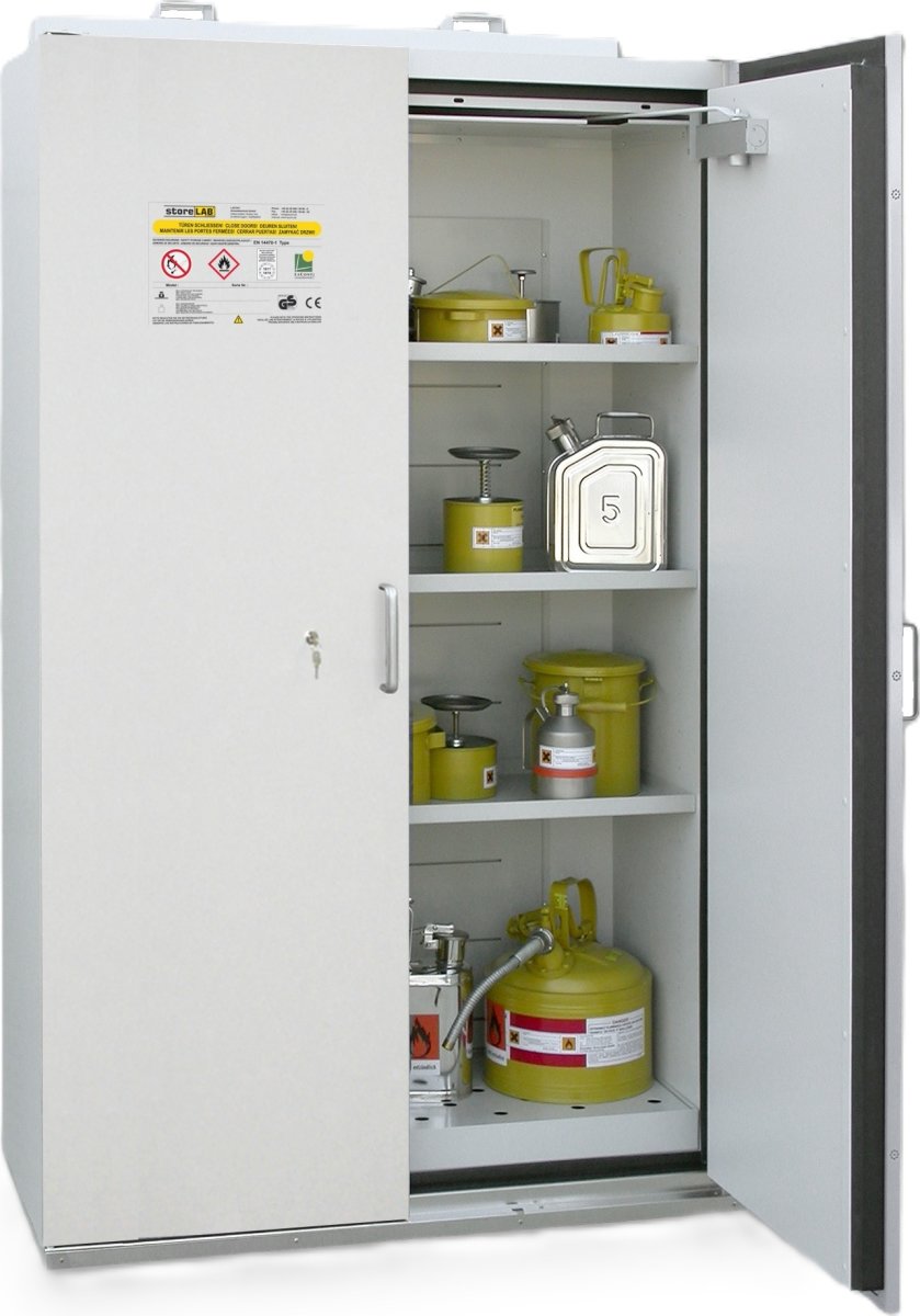 Brandsikkert kemiskab, 90 min, 1190x598x1935 mm.