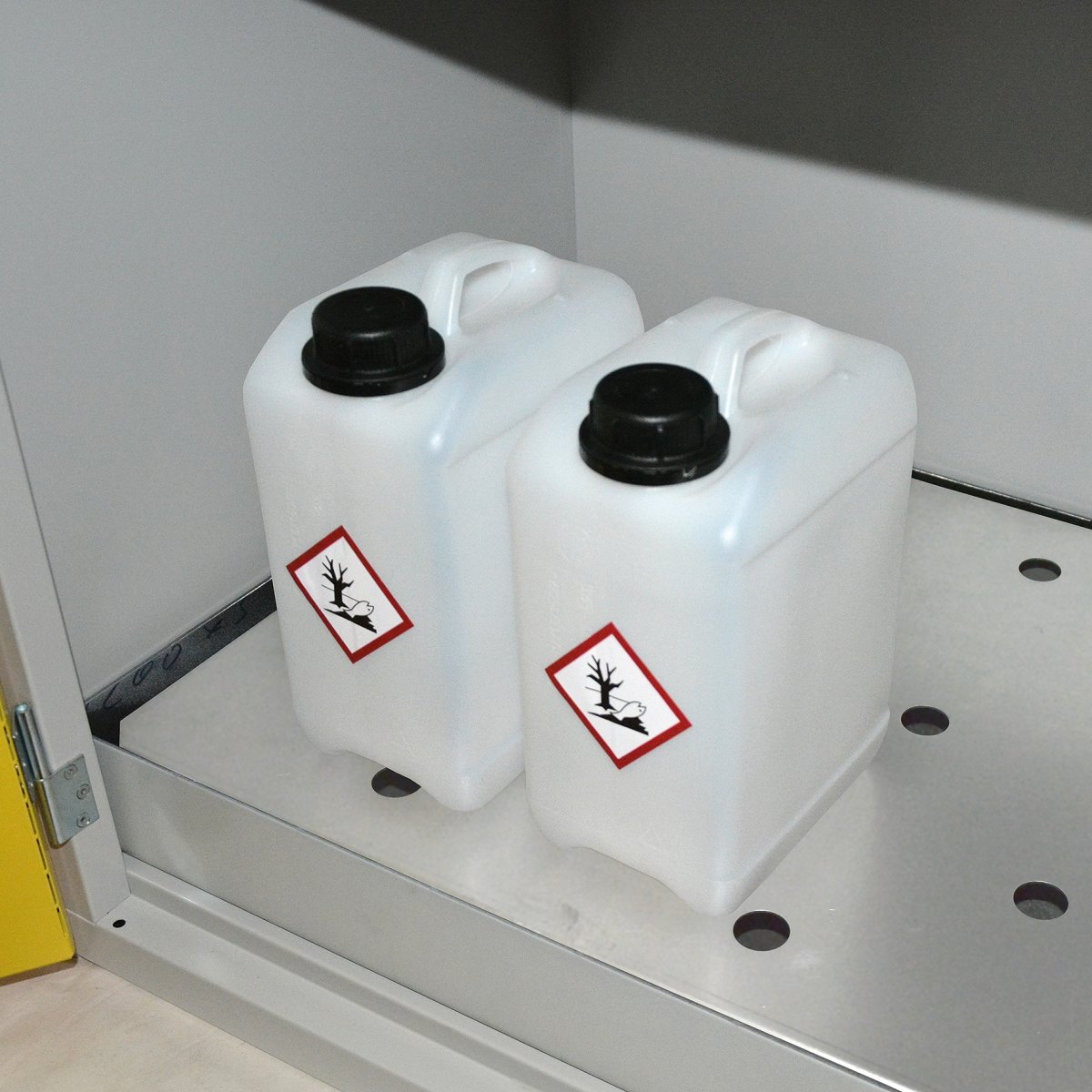 Perforeret dækplade til hyldebakke, 500x50 mm