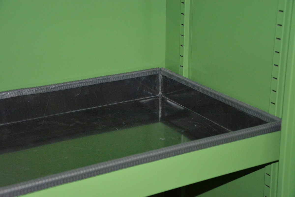 PE indsats til hylde t/brand-kemiskab, 1190x598mm