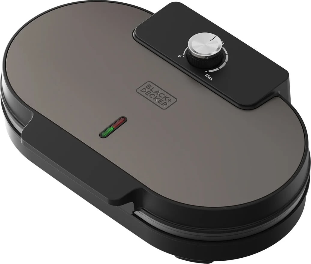 BLACK+DECKER Vaffeljern Dobbelt 1400W