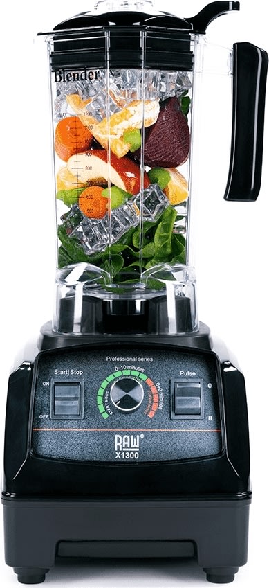 RAW X 1300 Blender Black 1.8HP 1.2L 1300W