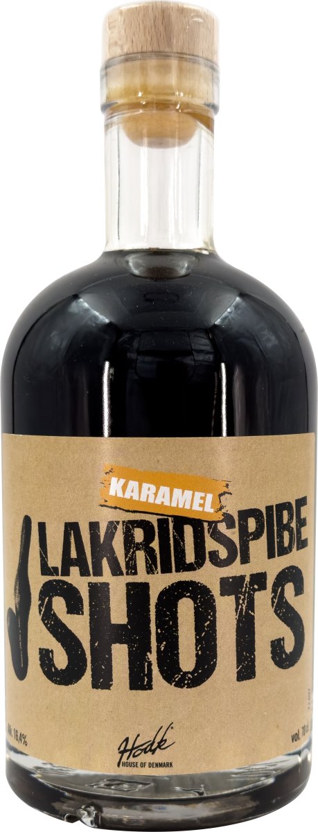 Lakridspibeshots Karamel, 16,4%, 70 cl