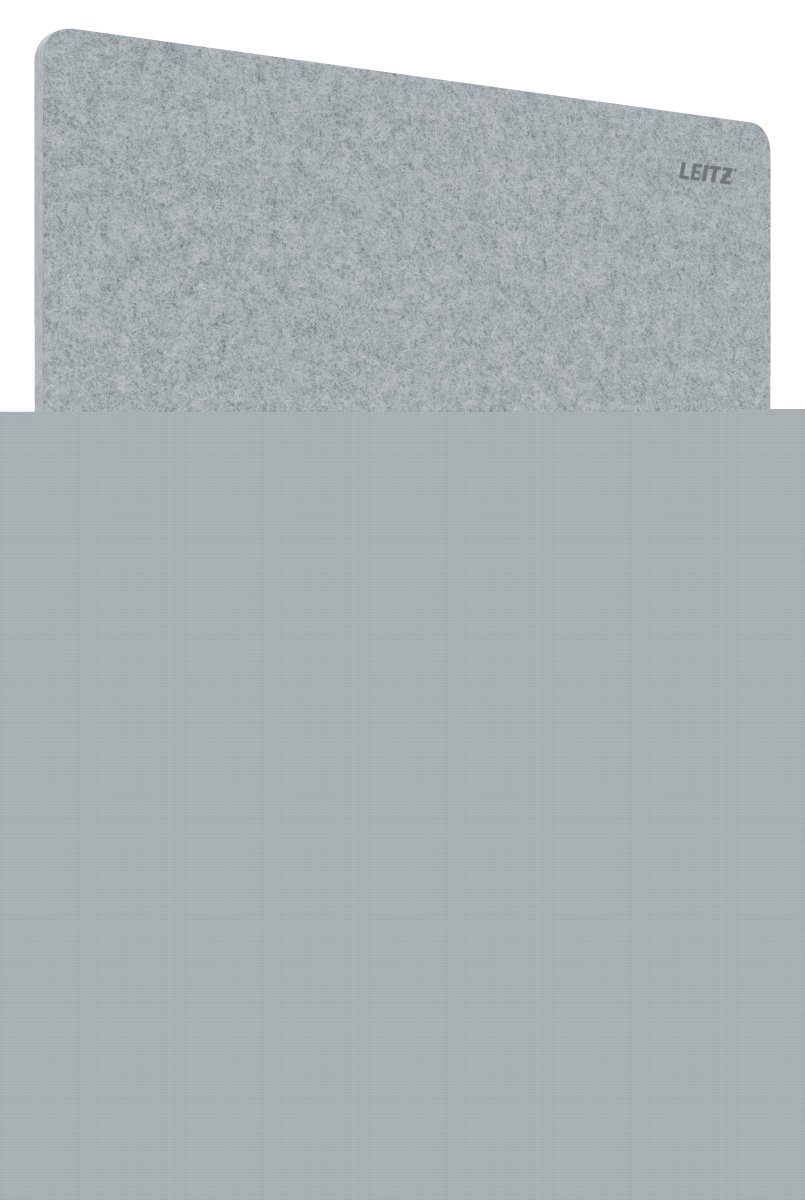 Leitz bordskærmvæg højdejust. 60x70cm, grå