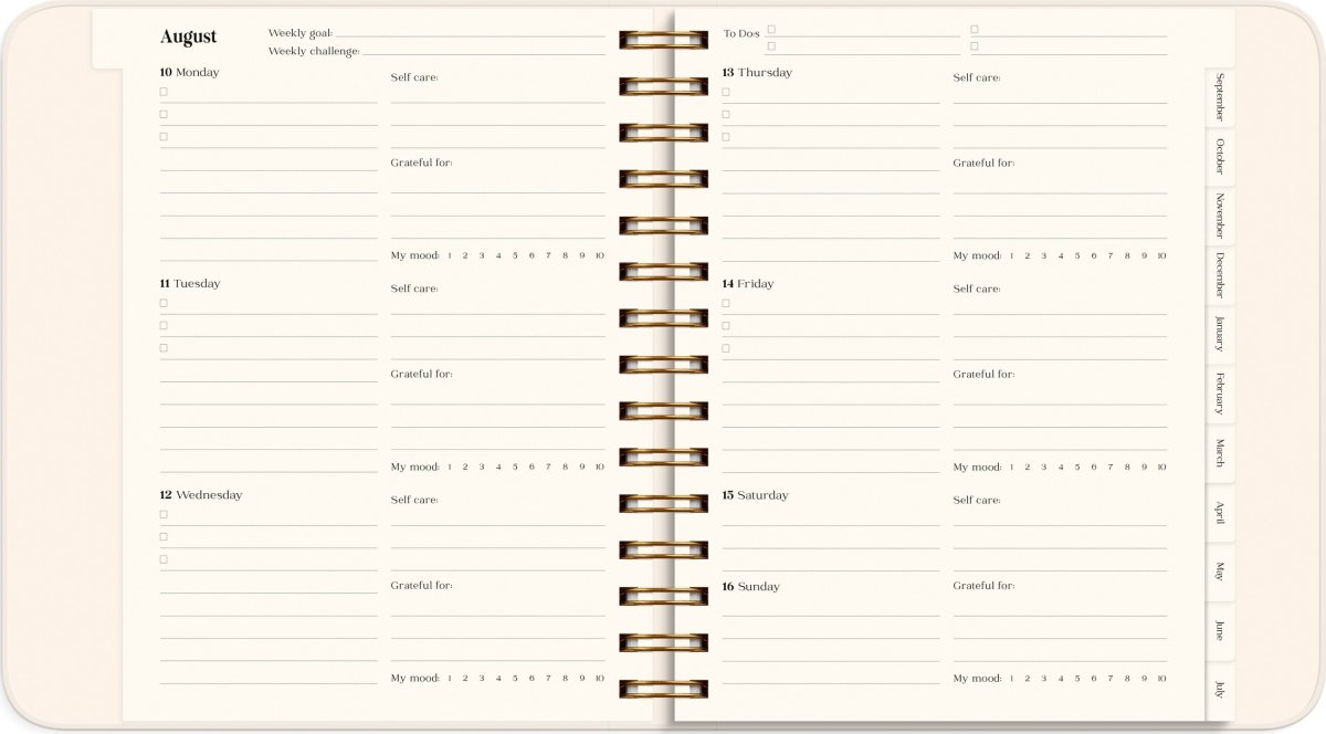 Mayland 26/27 Kalender, Life Planner P. Flowers