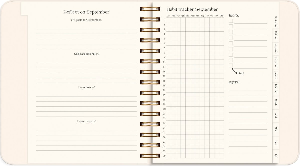 Mayland 26/27 Kalender, Life Planner P. Flowers
