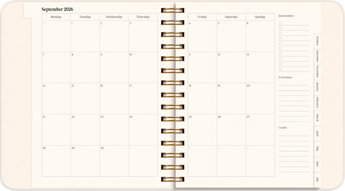 Mayland 26/27 Kalender, Life Planner P. Flowers