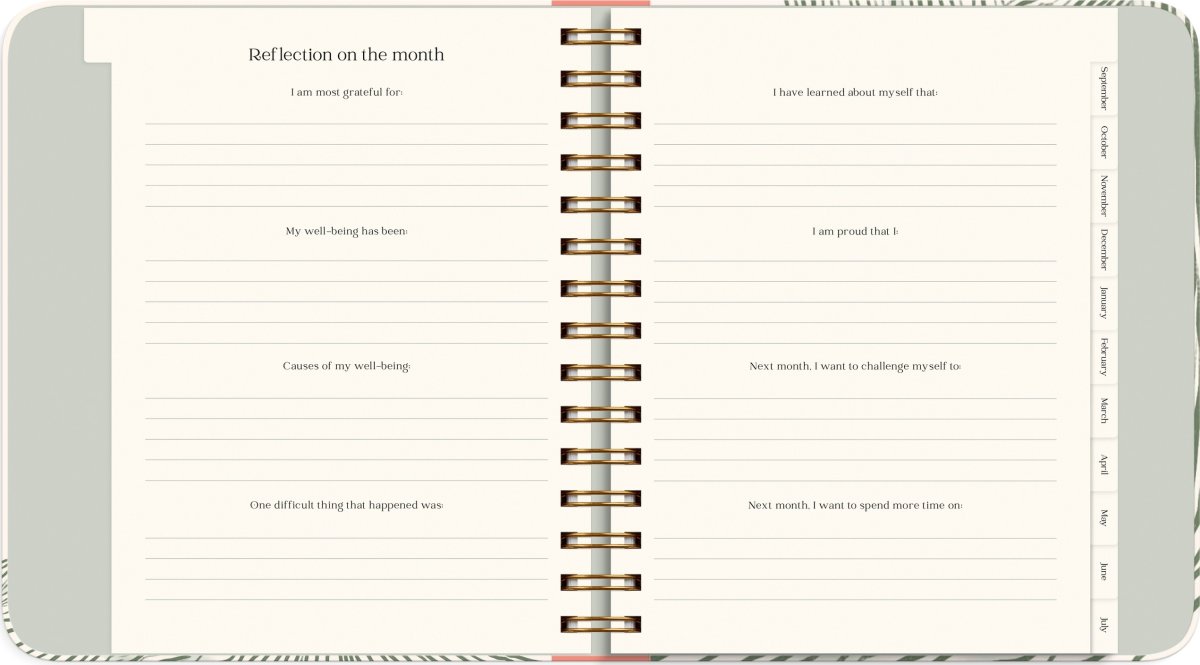 Mayland 26/27 Kalender, Decor Green Flow