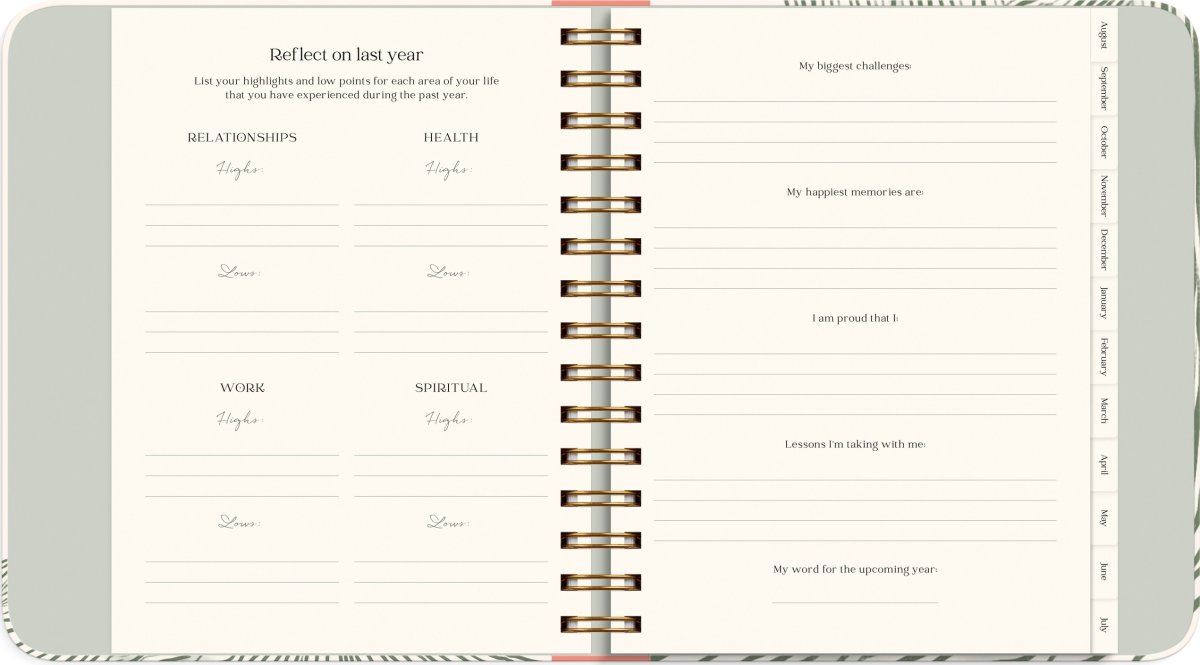 Mayland 26/27 Kalender, Decor Green Flow