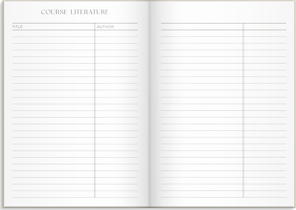 Mayland 26/27 Kalender, Student Planner