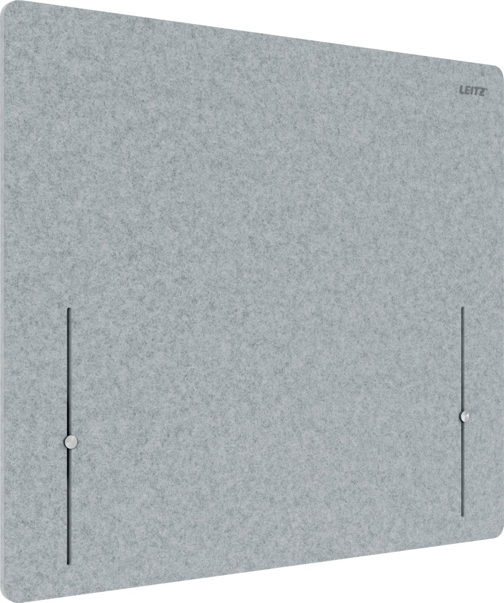 Leitz bordskærmvæg højdejust. 70x80cm, grå