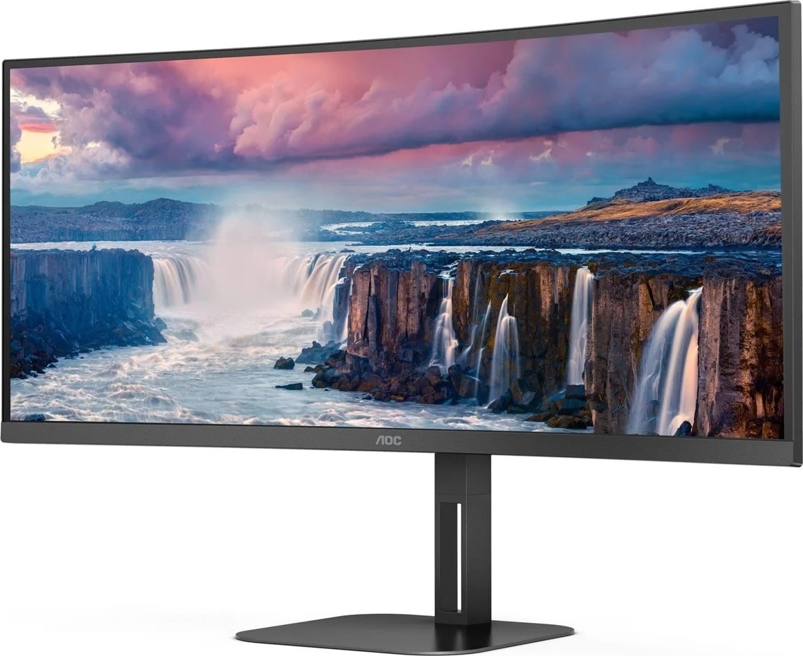 AOC skærm - 34", CU34V5C - 3440x1440 UWQHD 100Hz