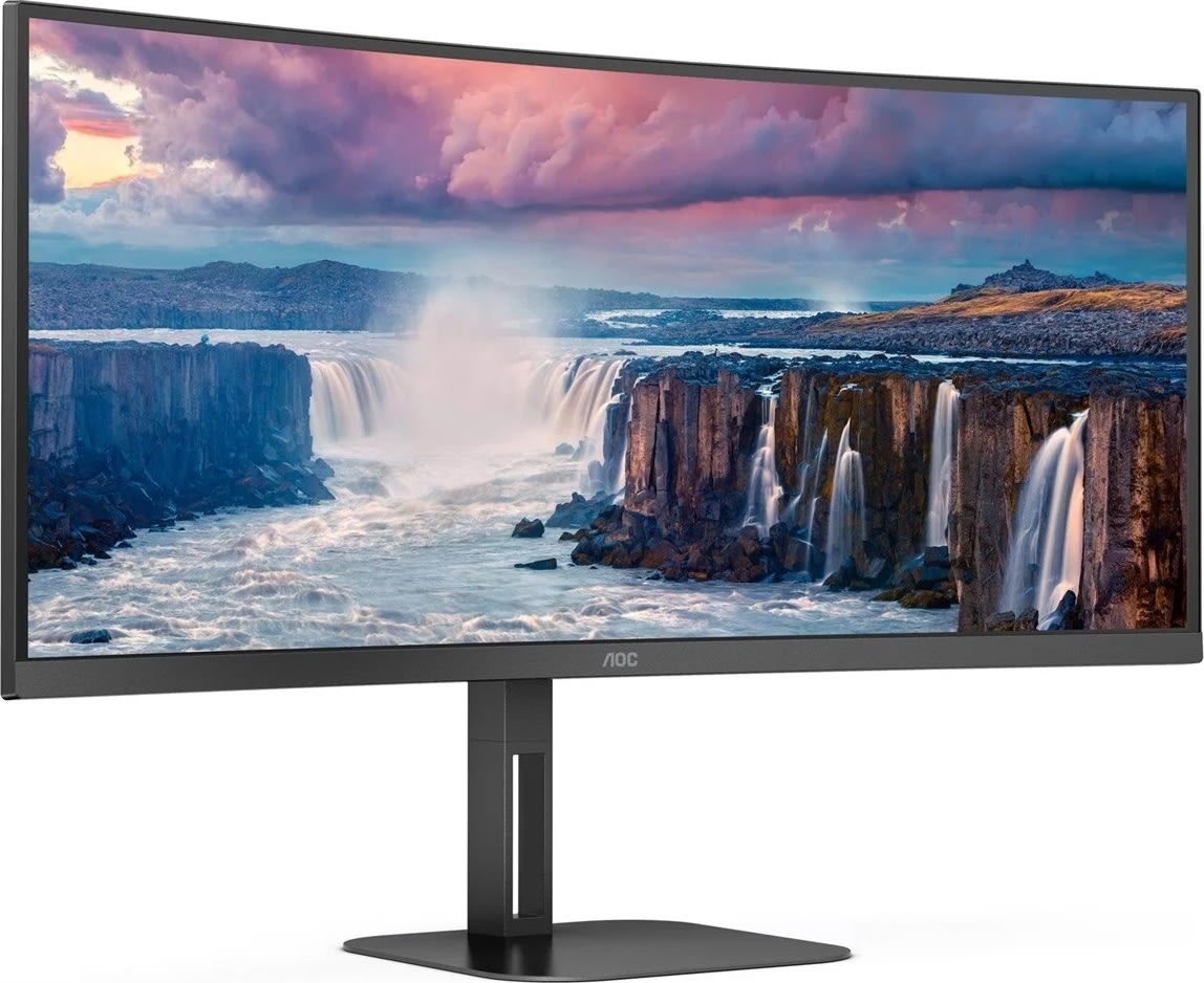 AOC skærm - 34", CU34V5C - 3440x1440 UWQHD 100Hz
