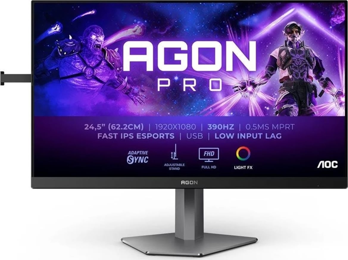 AOC AGON PRO skærm, AG256FS - 24,5", 390Hz