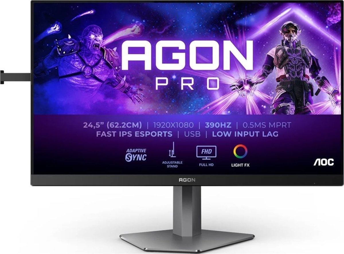 AOC AGON PRO skærm, AG256FS - 24,5", 390Hz