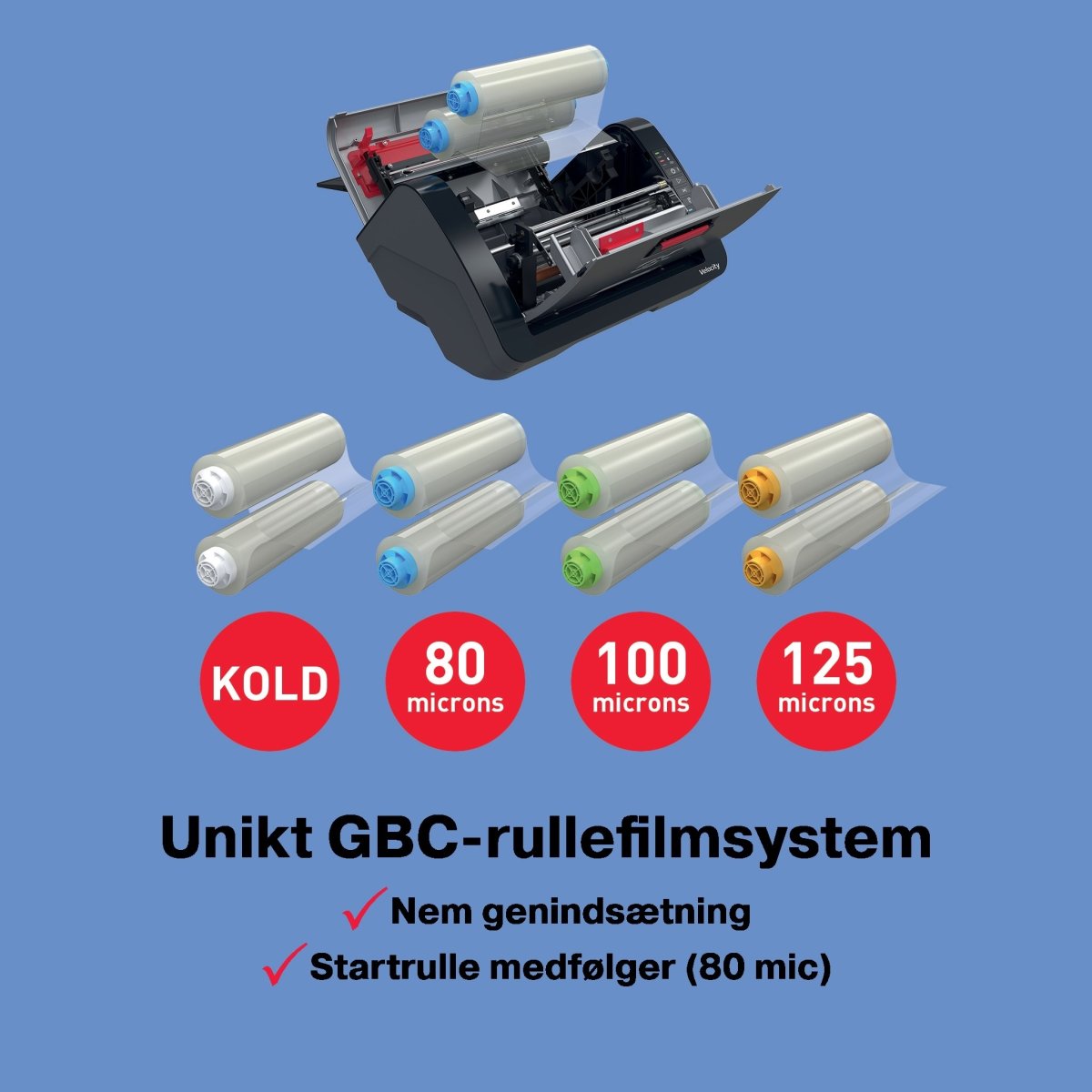 GBC Lamineringsmaskine Velocity-A4 semi-auto
