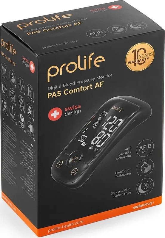 PROLIFE Blodtryksmåler Digital PA5 Comfort AF