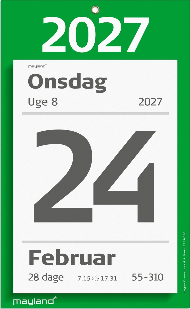 Mayland 2027 Afrivningskalender, kæmpe