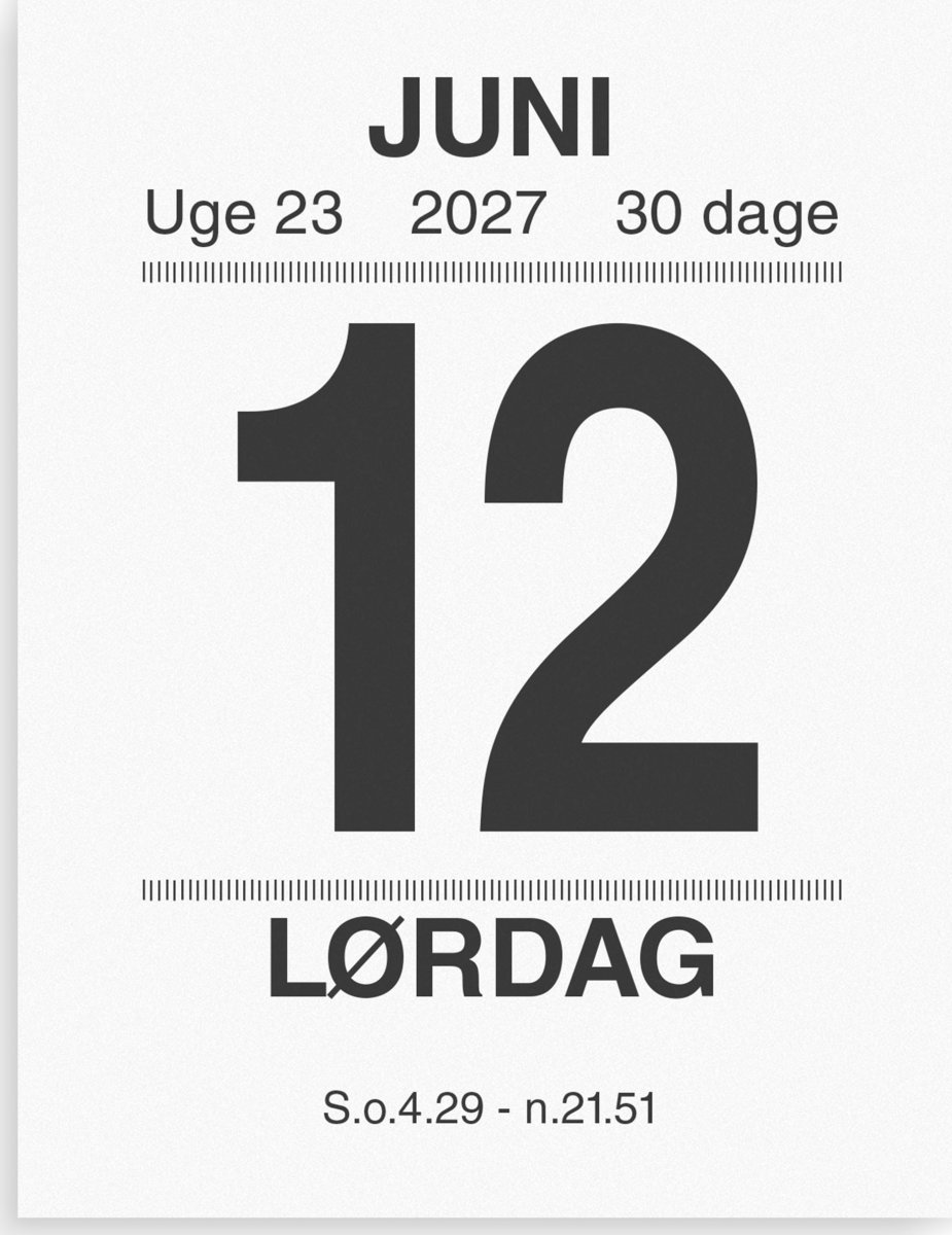 Mayland 2027 Broderikalender